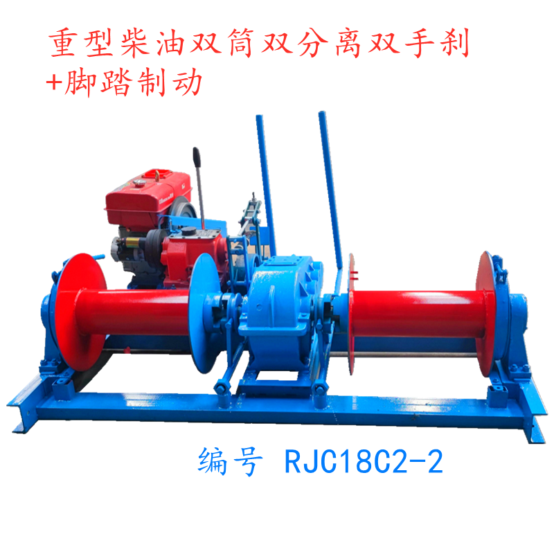 Heavy-duty diesel twin cylinder twin separation dual brake