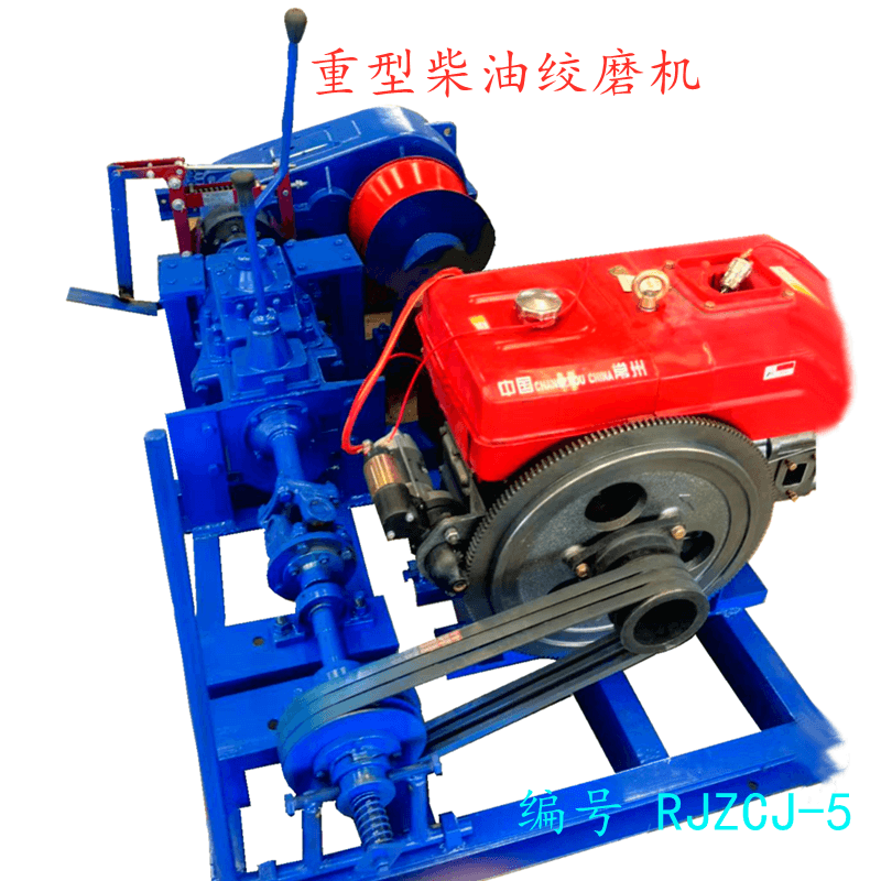 Heavy-duty diesel winch