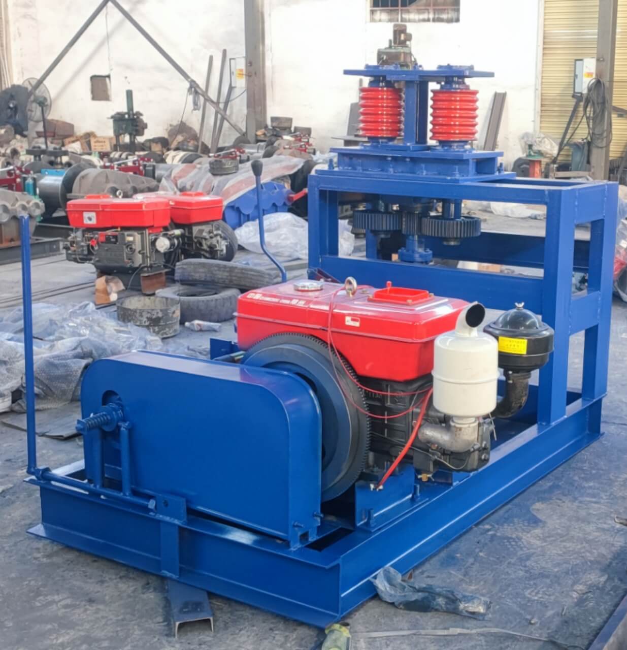 External frequency conversion winch factory
